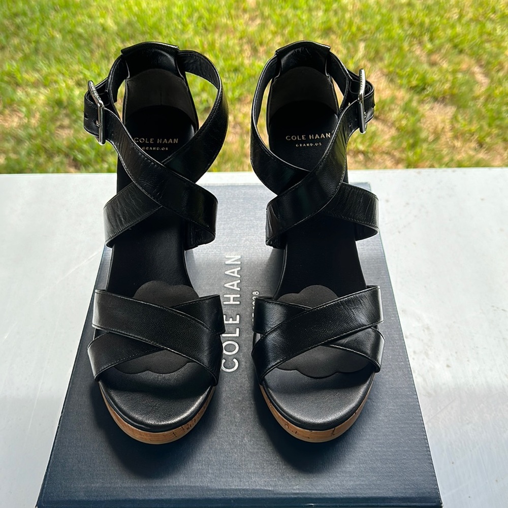 Cole Haan black Jillian Wedge